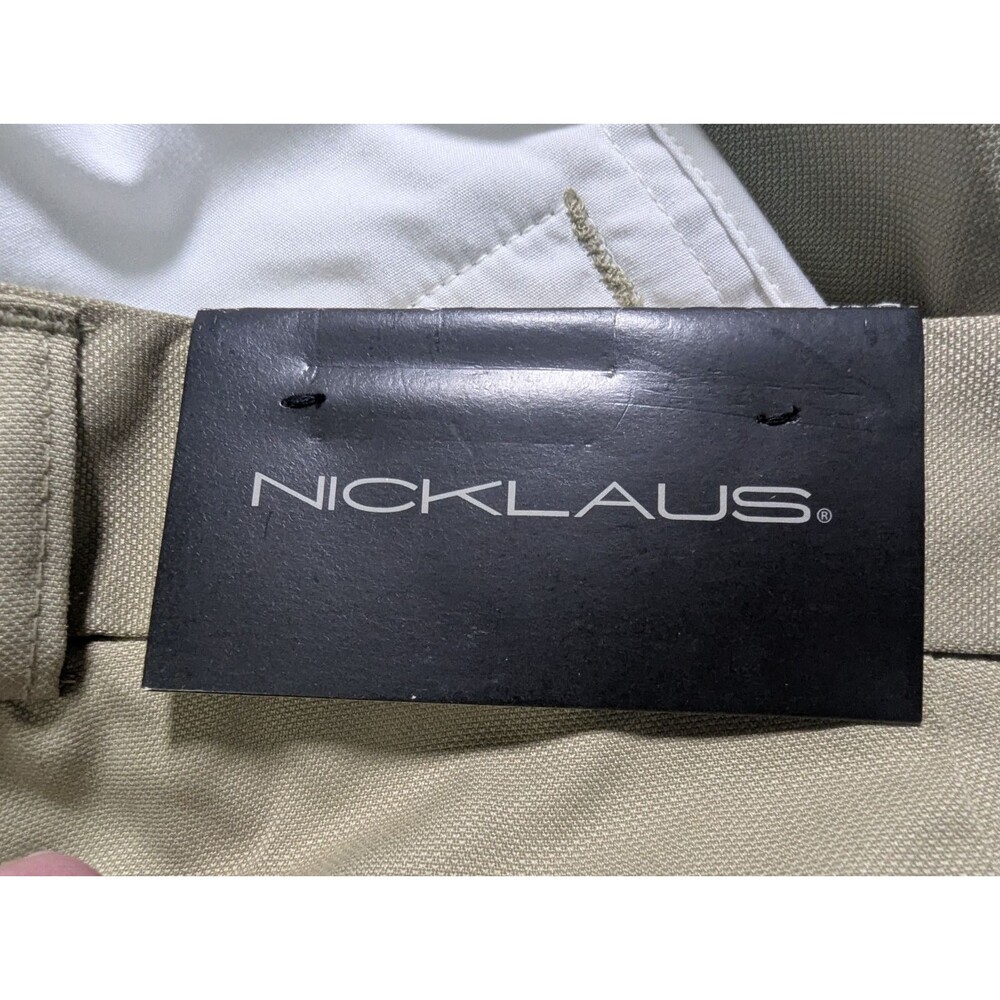 NWT Jack Nicklaus Men's Core Golf Shorts 42 Khaki N1181 Performance UPF 50 - Picture 5 of 11